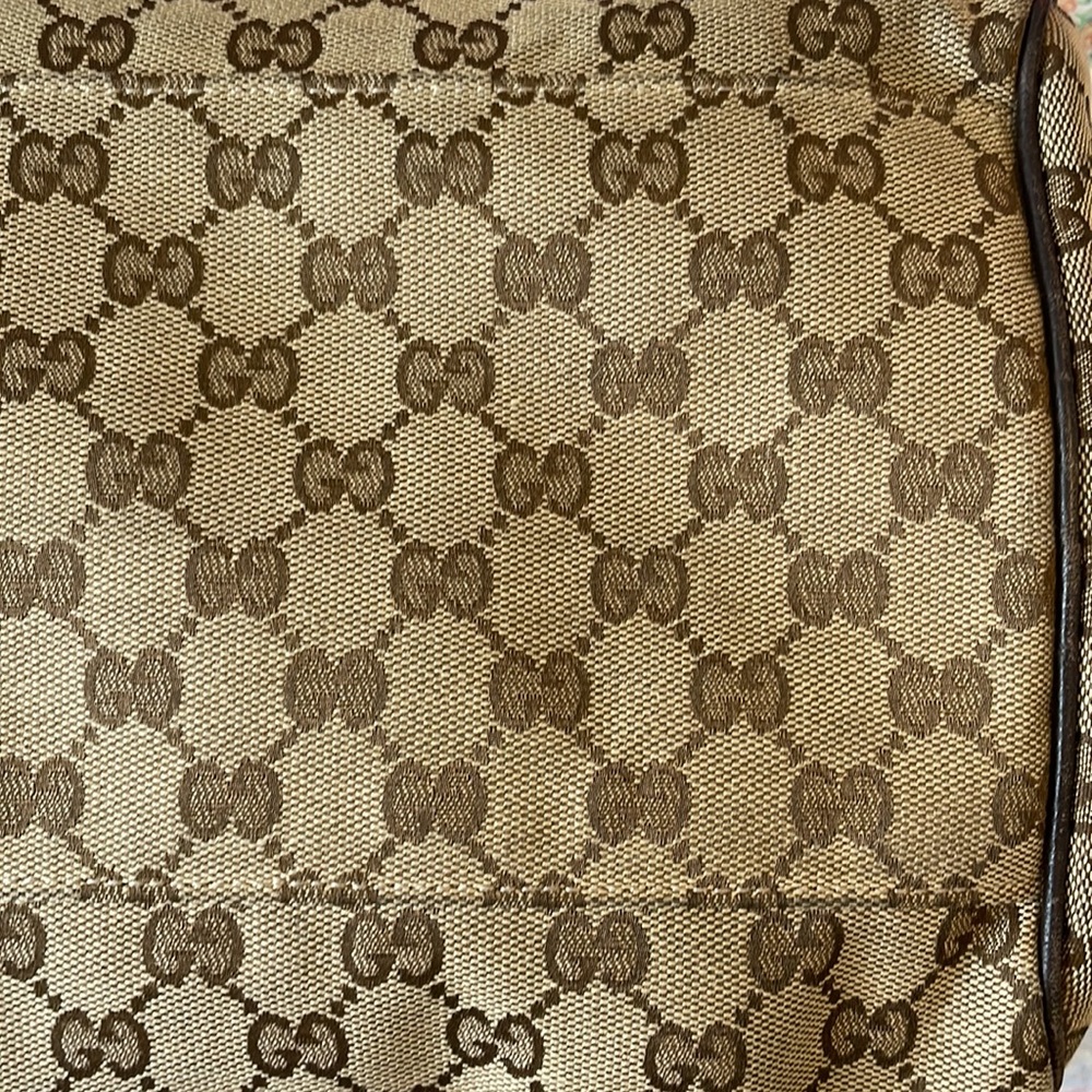 EUC Gucci GG Canvas Sukey Satchel - Picture 12 of 16